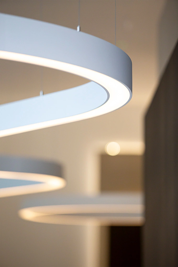 Detail Bespoke Waiting Room LED Bespoke Lighting New Healthcare Hospital Private Cosmetic Clinic Design NVDC Architects